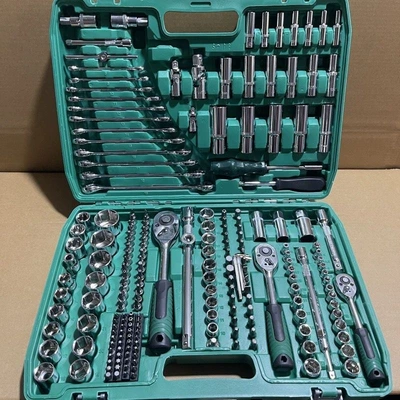 Tool Set, Socket Wrench Mühərrik tənzimləmə alətləri - 216-piece-set-of-24-teeth-for-home-use