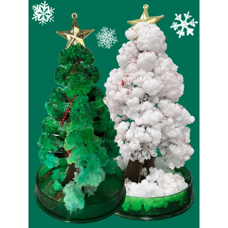 Рождественская елка, цветы, полив, бумажное дерево, волшебный рост, креативное волшебное хрустальное дерево, детские игрушки, рождественские подарки