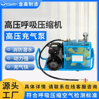 定制小型高压压缩机气泵潜水呼吸充气泵空气活塞式空压机批发