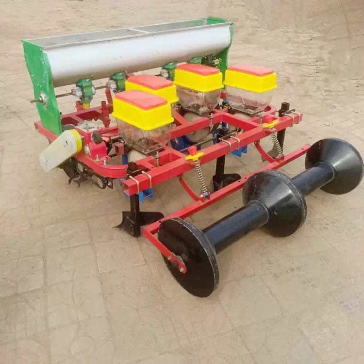 起垄花生播种机2垄4行种花生机拖拉机带新款长果种植施肥一体机
