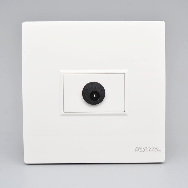 DC模块供电插座DC12V电源功能面板插座功能件面板地插模块86型DC