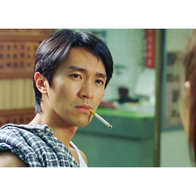 Zhou Xingchi foto de película clásica póster nostálgico retro decoración marco dormitorio pintura de pared simple