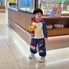 加工定制男童裤子25年秋季新款儿童卫裤中小童户外休闲裤外贸童装