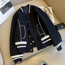 品牌清货撤专柜剪标女装棒球服棉衣外套女高级感小个子百搭棉服冬