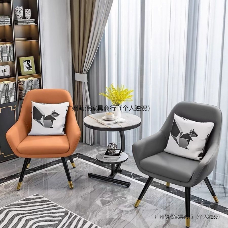 Balcony Table and Chair Set, One Table and Two Chairs, Three-Piece Outdoor Trendy Leisure Coffee Table, Sofa Table, Round Table