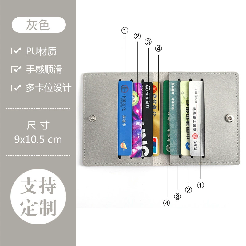 Card holder for driver's license, wallet, ultra thin small light and thin anti-magnetic shoulder bag