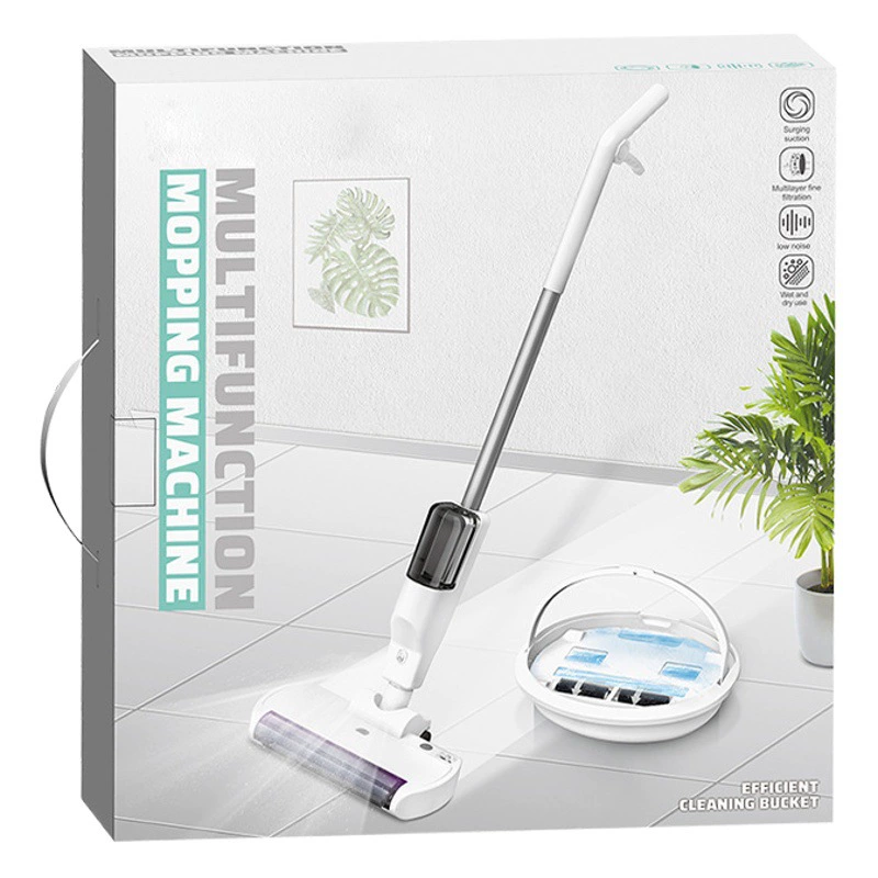 Умная Беспроводная ручная стиральная машина для пола Бытовая Автоматическая Электрическая Швабра для влажной и сухой уборки двойного назначения всасывающая Швабра Стиральная Швабра
