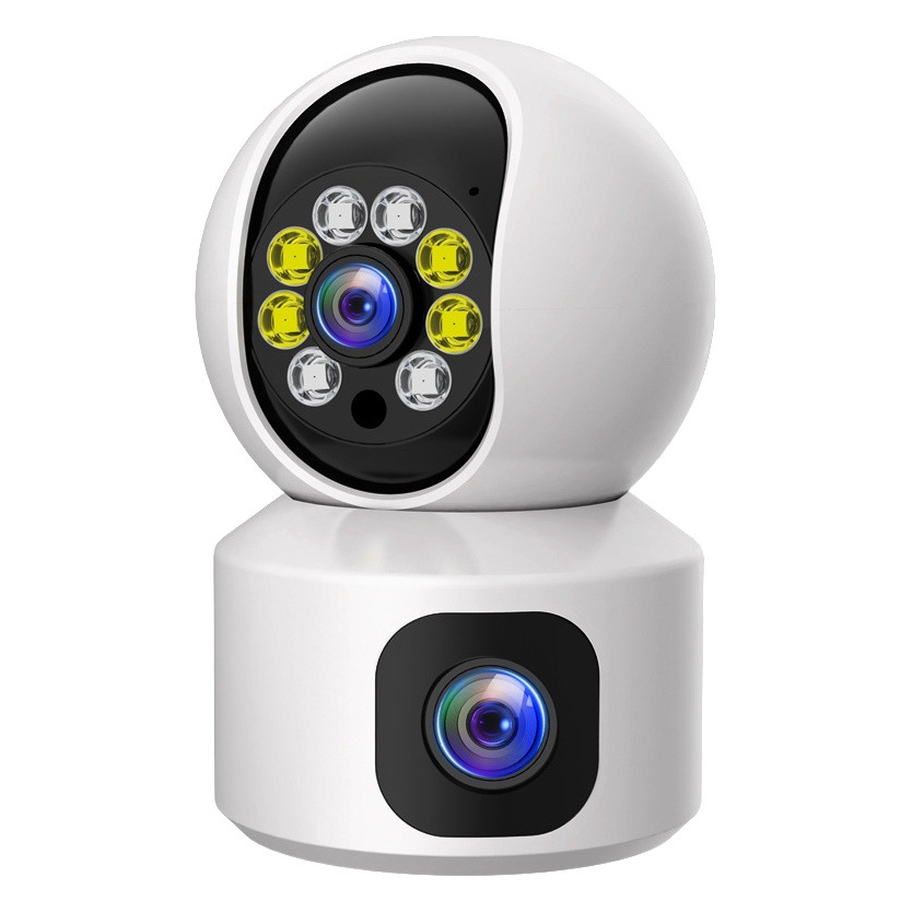 Cámara de vigilancia para el hogar con visión nocturna, cámara de vigilancia interior de red, monitorización inalámbrica WIFI de alta definición