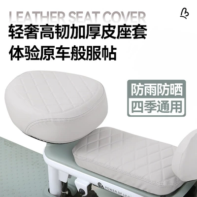 Electric Car Seat Cover Waterproof and Sunproof Yadi Emma Battery Car Seat Cover Four-Season Wear-Resistant Thickeneded Seat Cover