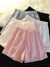 2024新款粉色短裤休闲运动短裤女夏季小个子宽松居家睡裤外穿