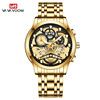VA VOOM hollow watch Male waterproof night -light steel band fashion trend foreign trade brand explosion