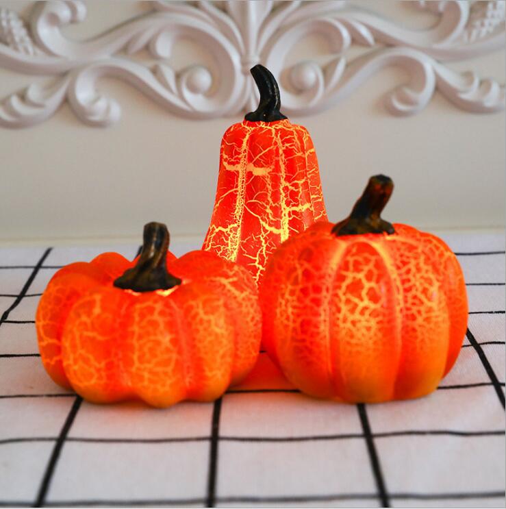 New Halloween Led luminous resin pumpkin lantern ornaments bar ktv…