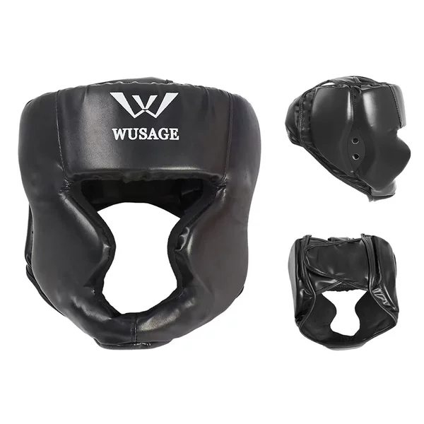 Customized Cross-Border Boxing Helmets for Men and Women, Muay Thai Fighting Gear, Factory Protective Gear for Adults