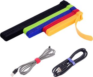 Oneleaf 60Pcs Cablebinder Wiederverschließbar Kabelmanageme