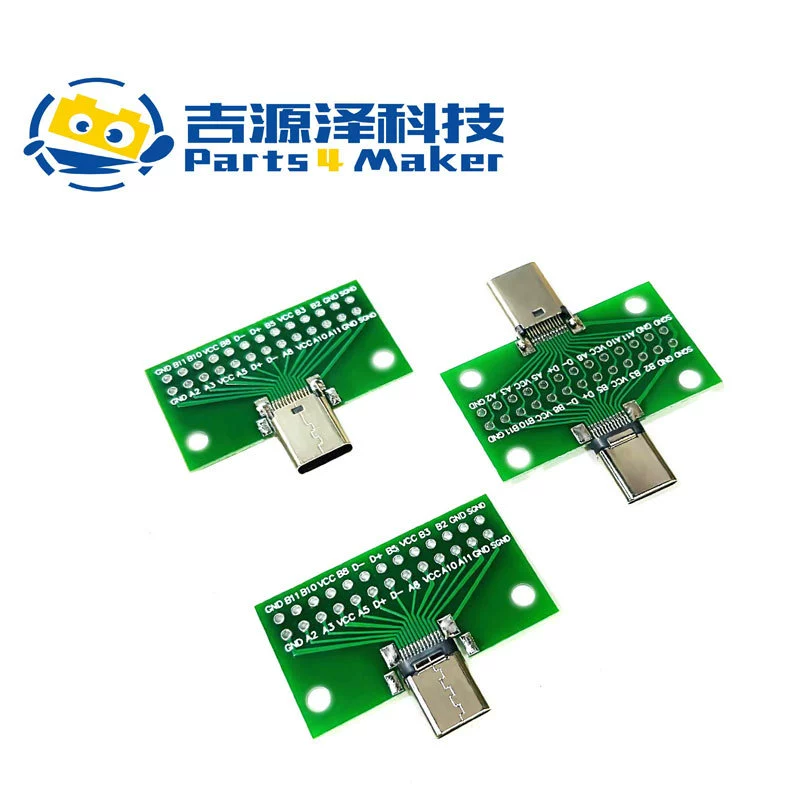 Тестовая плата USB Type-C 24P папа-мама USB 3.1