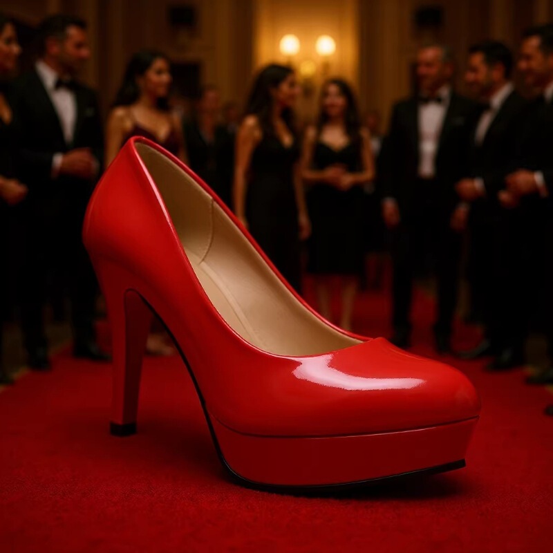 Ebay wish AliExpress Amazon professional high heels thick heel women's shoes foreign trade plus size women's shoes