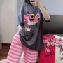 夏季外穿女士宽松家居服