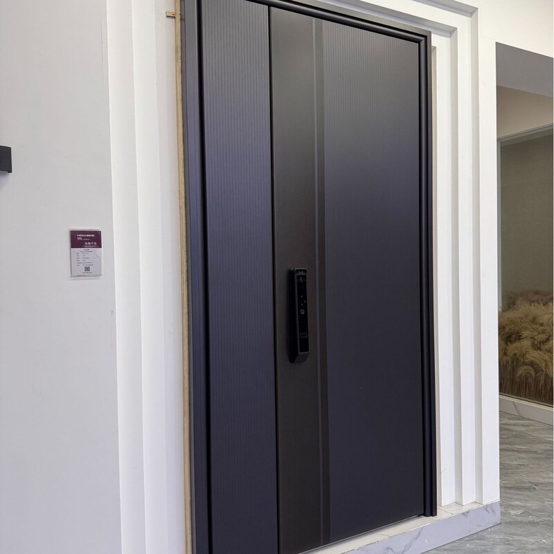 Silent Soundproof Class a Home Entrance Doors, Wholesale in Stock, Rural Self-Built House Double Security Doors, Bulk Purchase