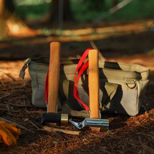 Korean outdoor camping tent ground nail hammer copper hammer hammer nail puller safety hammer canopy multi-function hammer