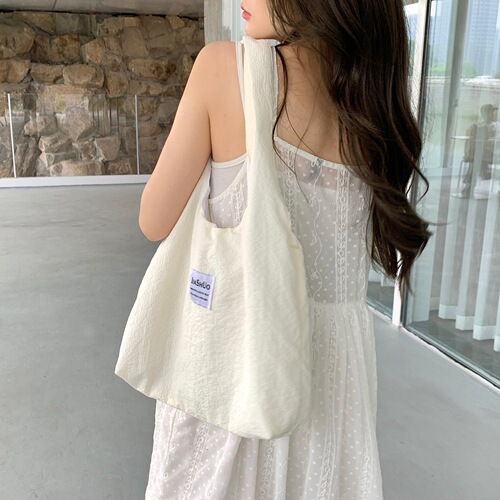 Women's Spring and Summer University Student Commute Backpack Large Capacity Canvas Single Shoulder Bag Crossbody Bag Tote Bag