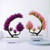 Realistic art decoration, plant lamp, table plastic jewelry