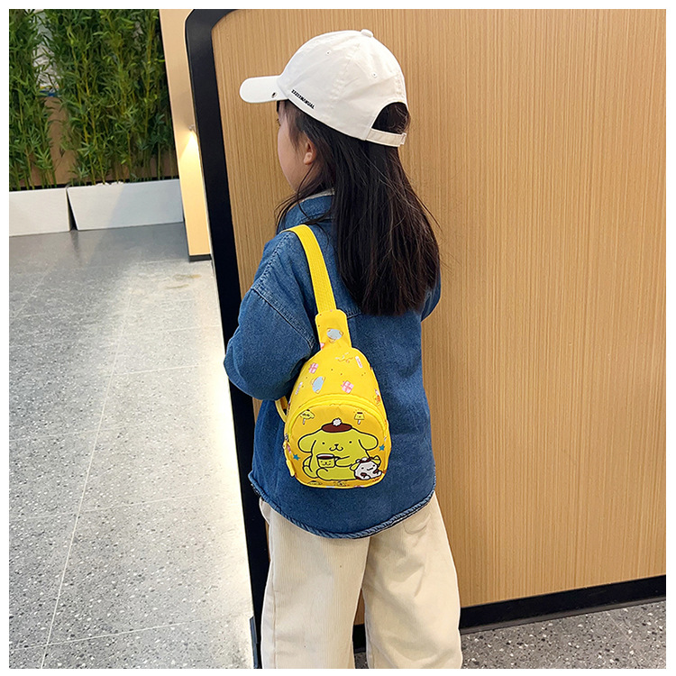 Wholesale of cute and trendy children's single-shoulder bags, large-capacity kindergarten baby travel chest bags, and casual girls' crossbody bags undefined