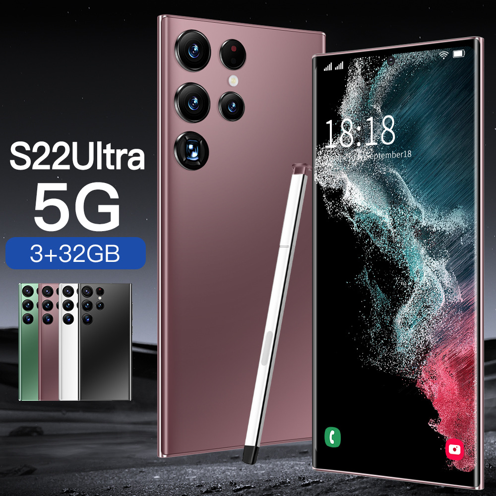 S22Ultra 5G新款现货跨境4G安卓3+32智能手机 海外代发外贸手机