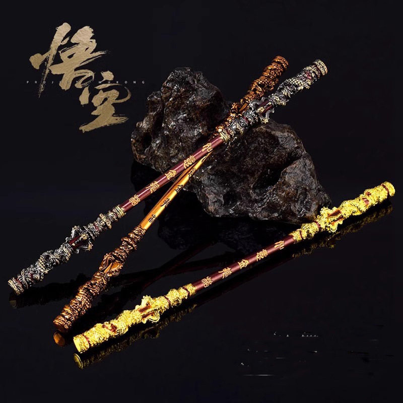 Black Myth Wukong Golden Cudgel Game Surrounding Hand-held Monkey King Ruyi Golden Cudgel Model Crafts Ornaments