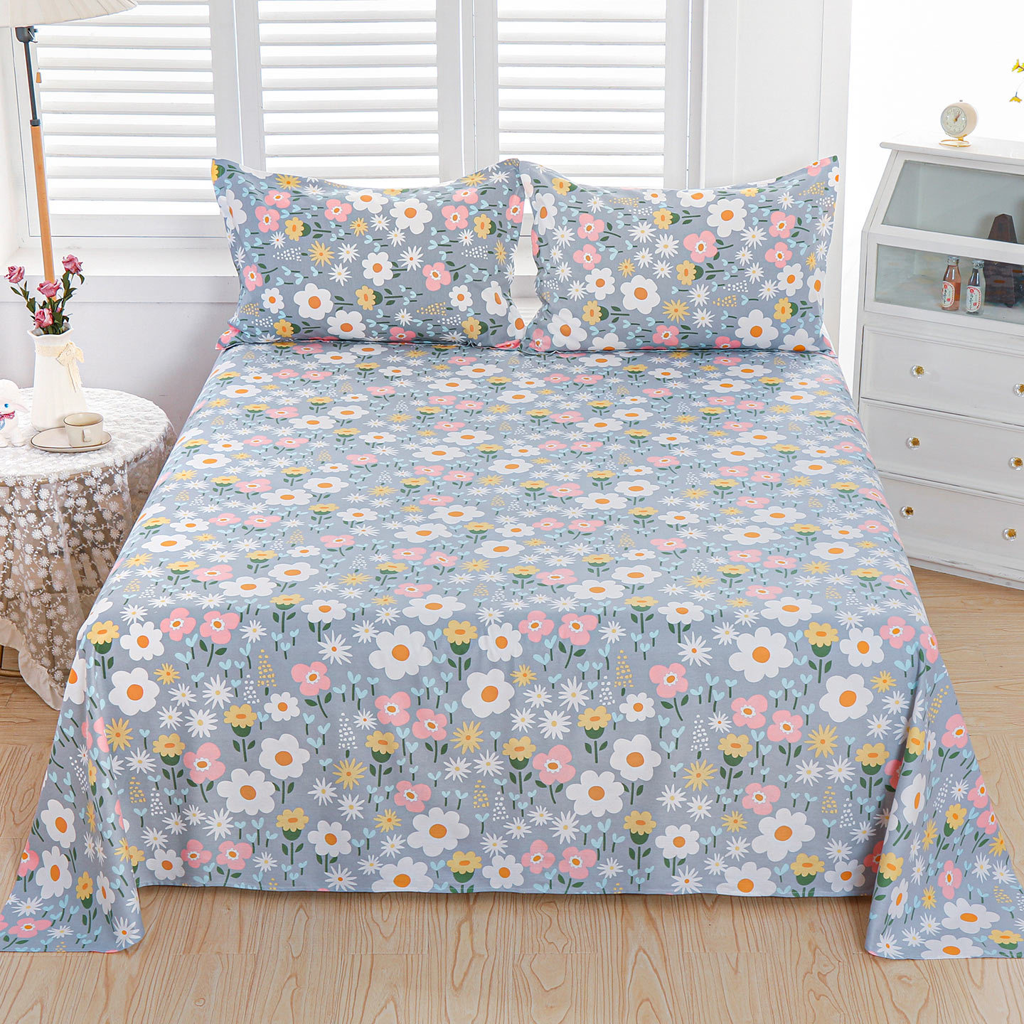 100% algodón sábanas dormitorio de estudiantes cubierta de cama individual niños de verano una sola pieza engrosada edredón al por mayor image 46