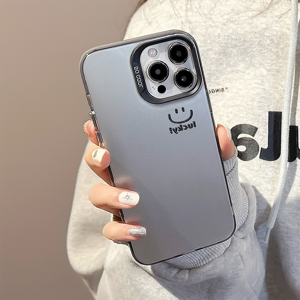 Handyhülle Für Iphone Premium Mit Smiley-design Und Fallschutz_voghion.com