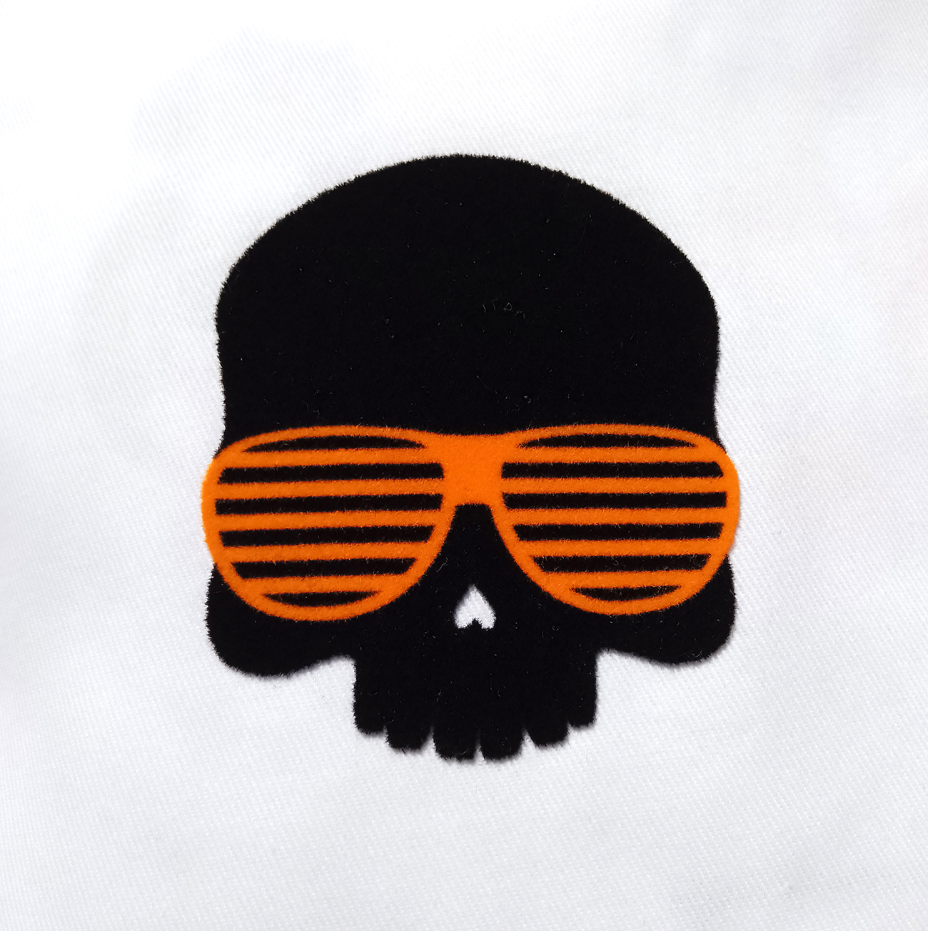 3D植绒烫标，植绒商标，植绒转印标