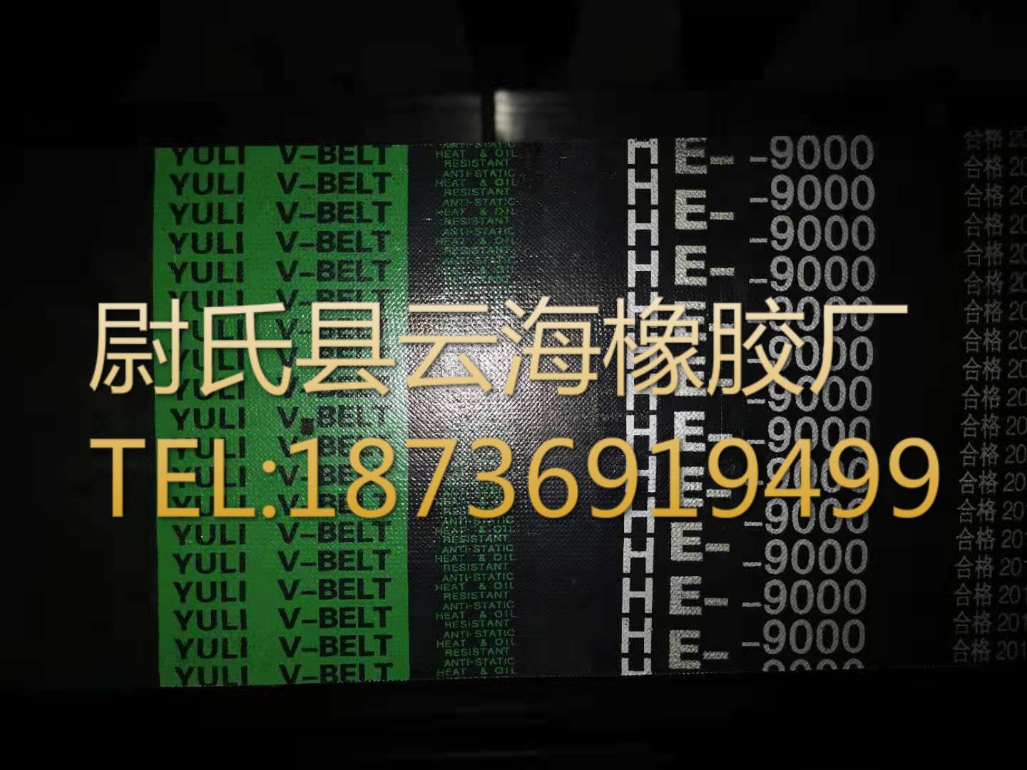 普通V带联组带 E型联组三角带 破碎机用三角带 E型联组9000