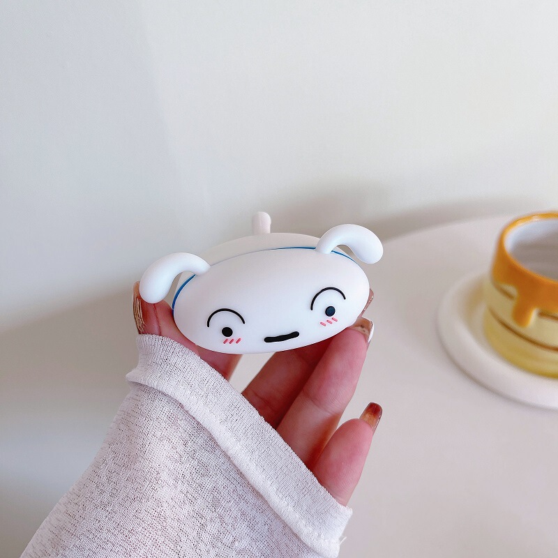 Xiaobai AirPods Pro 2/3 Generation Apple Bluetooth Wireless Earphone Case, Stereo Silicone Case, Suitable for Trendy and Fun Designs