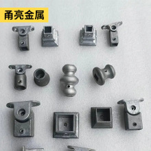 铁艺栏杆铝压铸接头支架配件锌铝压铸楼梯装修零件宁波铝压铸工厂