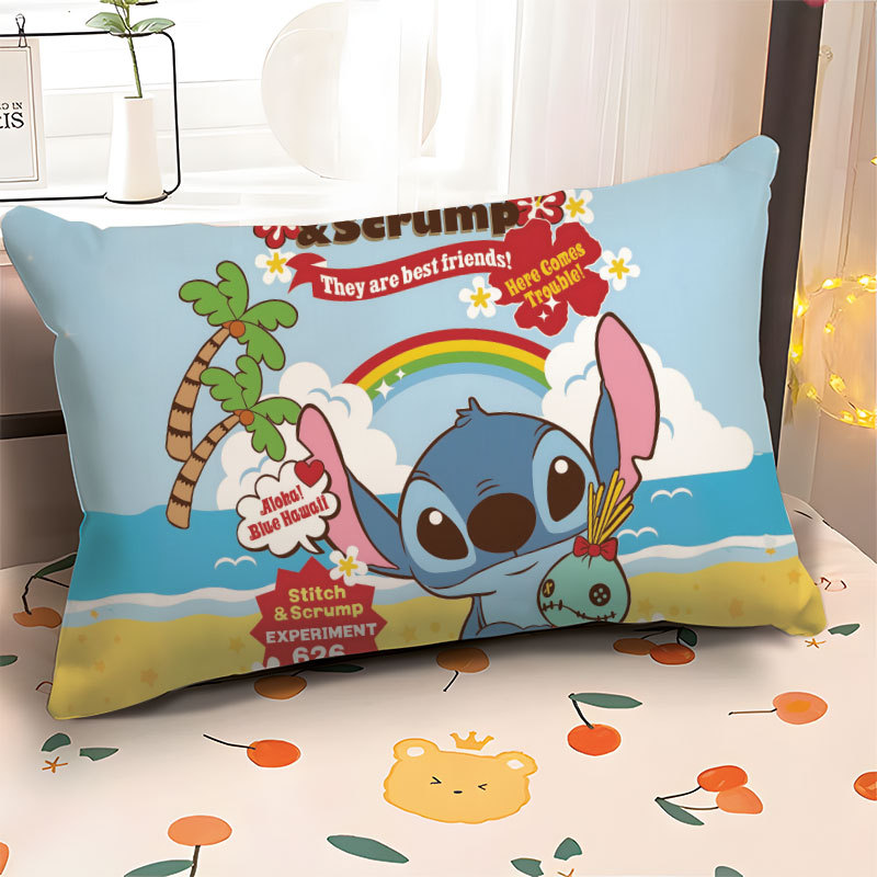 Source Manufacturer Supplies Stitch Series Pillows, Two-Dimensional Cartoon Comfortable Office Lumbar Pillows and Pillows