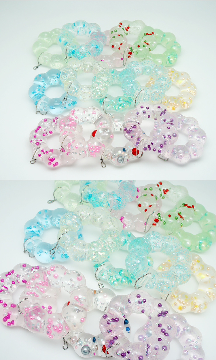 透明甜甜圈花环减压捏捏乐