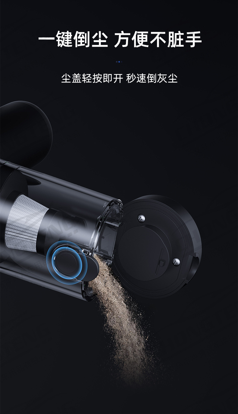 [Customized] Car Vacuum Cleaner, Handheld, Ultra-Large Suction Power, Wireless Portable Car Vacuum Cleaner, Dual-Purpose for Both Suction and Blowing