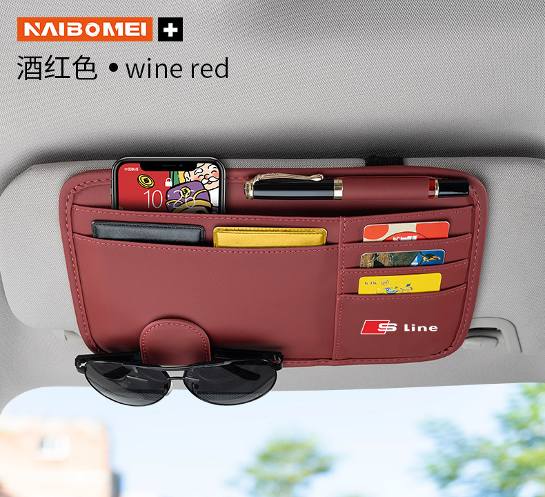 Suitable for Geely Xingyue Binyue Emgrand Borui Geometric Icon Car Bill Holder Car Sun Visor Glasses Holder