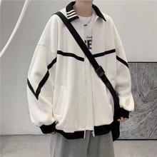 韩版男外套高级感ins潮春秋上衣休闲宽松夹克潮牌潮流秋季棒球服