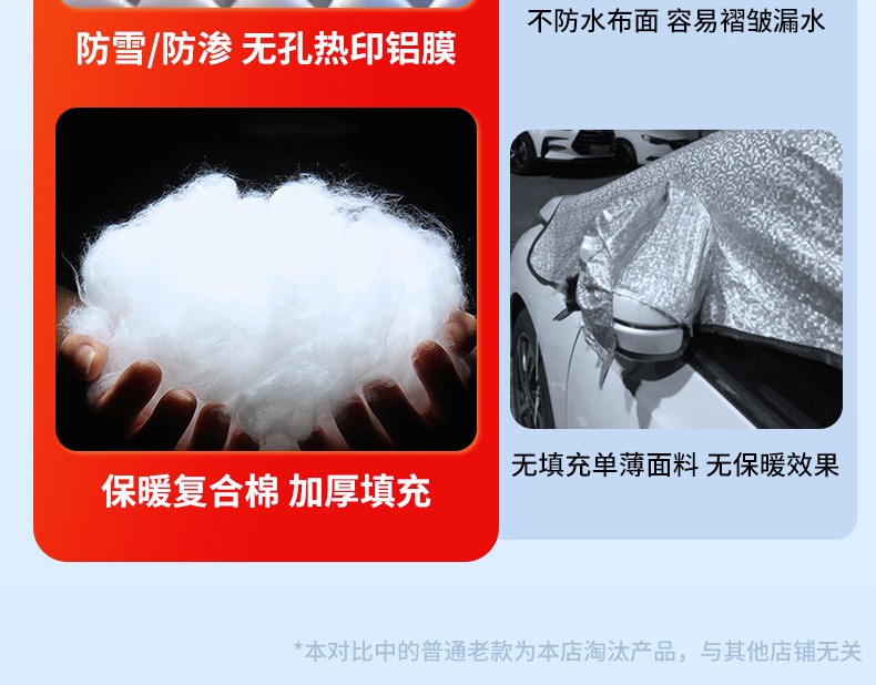 Car Cover Universal Snow Shield Winter Anti-Freeze Windshield Cover