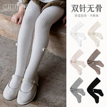 女童连裤袜春季新款儿童纯色打底裤中小童宝宝外穿打底袜连体袜