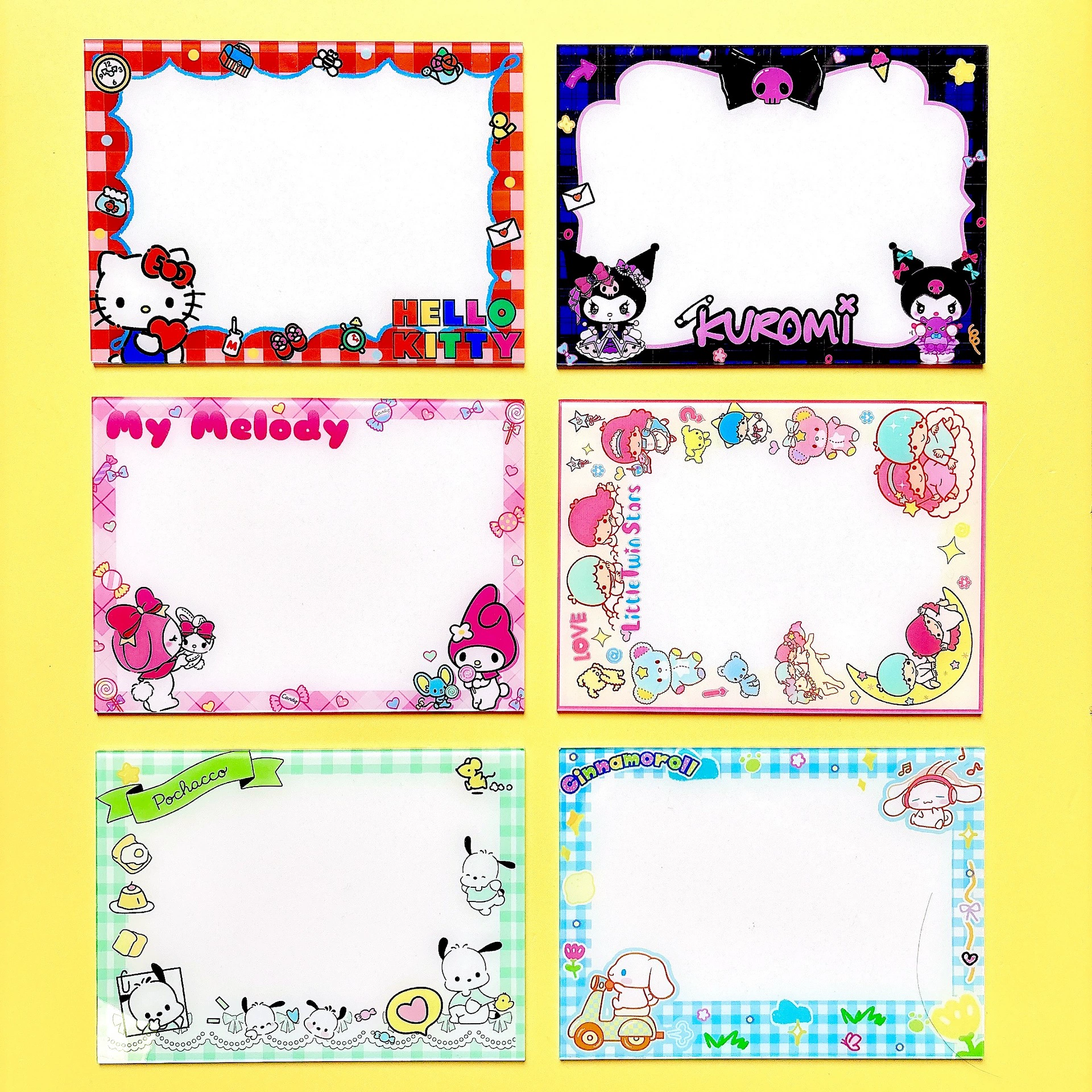 Новая акриловая пишущая доска сообщение Board Санрио Hello Kitty Kuromi кросс-бордер TK США и Япония взорванный 15см
