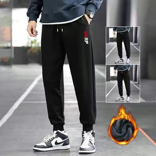 Autumn and winter velvet thick men's pants, harem pants, loose large size sports pants, men's fashionable sports pants