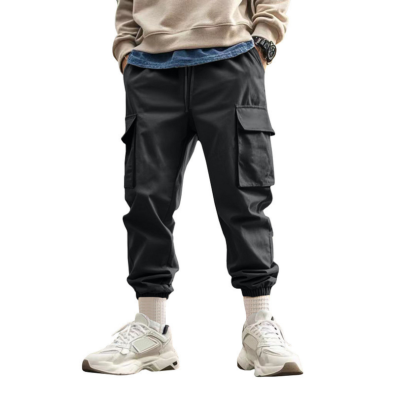 Transfronterizos Amazon otoño americano al aire libre multibolsillos hombre suelto moda casuales camisetas deportivas pie pie pantalones