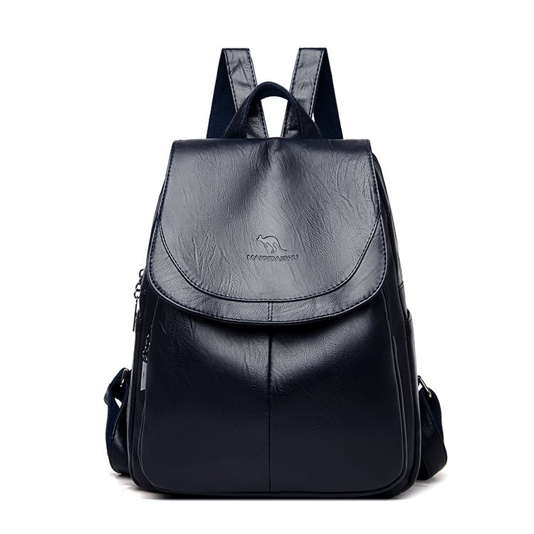 Fashionable Women's Backpack 2026 New Model Versatile Large Capacity Soft Leather Backpack Student School Bag Outdoor Travel Women's Bag