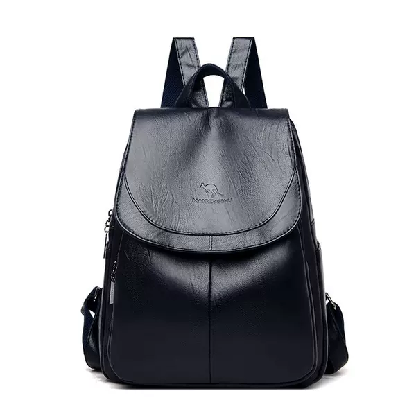Fashionable Women's Backpack 2026 New Model Versatile Large Capacity Soft Leather Backpack Student School Bag Outdoor Travel Women's Bag