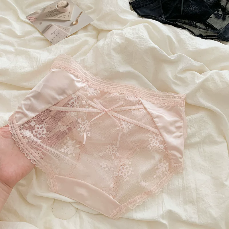 Silk cotton antibacterial summer quick dry thin lace pants