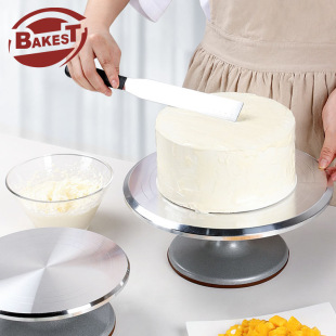 Baking Tools Aluminum Alloy Turntable Cake Turntable Rotating Table Birthday Cake Decorative Decorating Tools