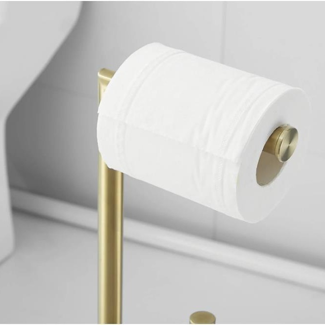 Soporte de Pie para Rollo de Papel Higiénico, para Hogar, Soporte de Tejidos para Cocina o Baño.
