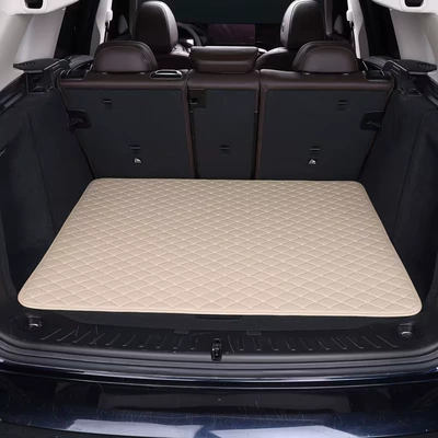 Cross-border PU leather car Trunk Mat - off-white-70100cm